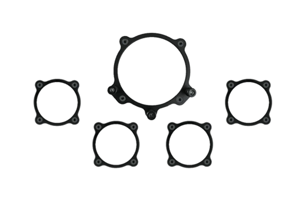 Moal Bomber 5-gauge Trim Bezel Set BZMA5GS